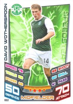 2012-13 Topps Match Attax Scottish Premier League #102 David Wotherspoon Front