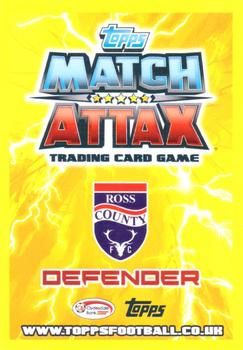 2012-13 Topps Match Attax Scottish Premier League #169 Ross Tokely Back