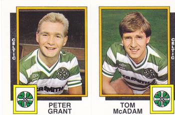 1985-86 Panini Football 86 (UK) #465 Peter Grant / Tom McAdam Front