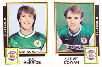 1985-86 Panini Football 86 (UK) #515 Joe McBride / Steve Cowan Front