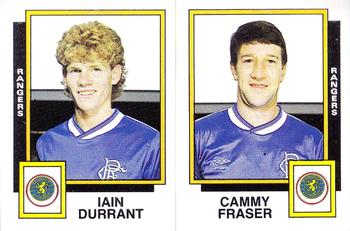 1985-86 Panini Football 86 (UK) #530 Iain Durrant / Cammy Fraser Front