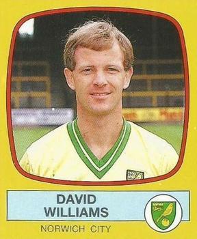 1987-88 Panini Football 88 (UK) #176 David Williams Front
