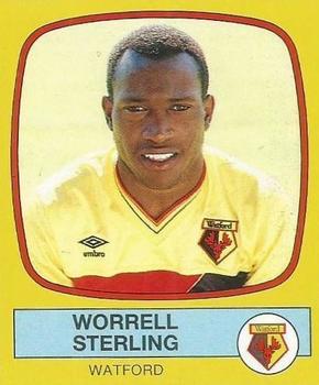 1987-88 Panini Football 88 (UK) #339 Worrell Sterling Front
