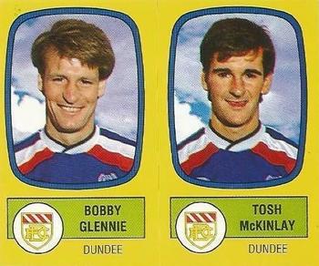 1987-88 Panini Football 88 (UK) #488 Bobby Glennie / Tosh McKinlay Front