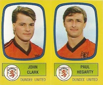1987-88 Panini Football 88 (UK) #496 John Clark / Paul Hegarty Front