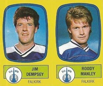 1987-88 Panini Football 88 (UK) #514 Jim Dempsey / Roddy Manley Front
