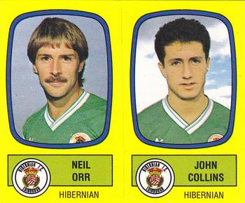 1987-88 Panini Football 88 (UK) #535 Neil Orr / John Collins Front