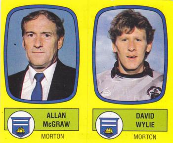 1987-88 Panini Football 88 (UK) #539 Allan McGraw / David Wylie Front
