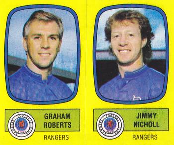 1987-88 Panini Football 88 (UK) #561 Graham Roberts / Jimmy Nicholl Front