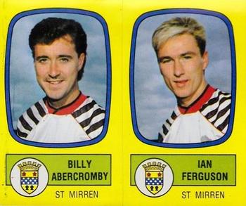 1987-88 Panini Football 88 (UK) #571 Billy Abercromby / Ian Ferguson Front