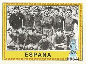 1980 Panini UEFA Europa Stickers #13 Espana 1964 Front
