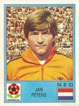 1980 Panini UEFA Europa Stickers #75 Jan Peters Front