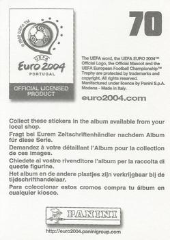2004 Panini UEFA Euro 2004 Stickers #70 Badge Back