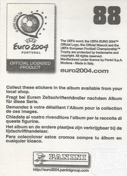 2004 Panini UEFA Euro 2004 Stickers #88 Fernando Torres Back
