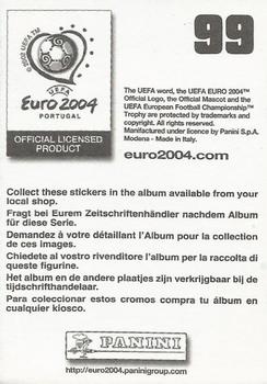 2004 Panini UEFA Euro 2004 Stickers #99 Mikael Silvestre Back