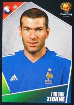 2004 Panini UEFA Euro 2004 Stickers #107 Zinedine Zidane Front