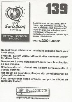 2004 Panini UEFA Euro 2004 Stickers #139 Bernt Haas Back