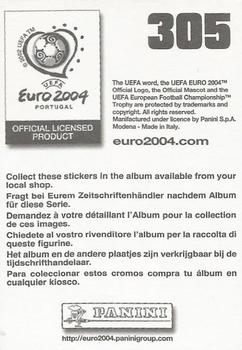 2004 Panini UEFA Euro 2004 Stickers #305 Paul Freier Back