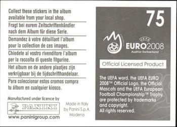 2008 Panini UEFA Euro 2008 Stickers #75 Team Photo (puzzle 3) Back