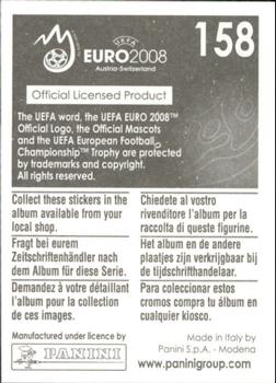 2008 Panini UEFA Euro 2008 Stickers #158 Franz Schiemer Back