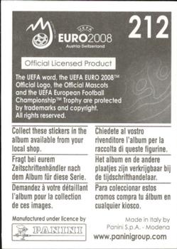 2008 Panini UEFA Euro 2008 Stickers #212 Arne Friedrich Back