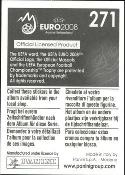 2008 Panini UEFA Euro 2008 Stickers #271 Arjen Robben Back
