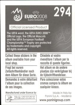 2008 Panini UEFA Euro 2008 Stickers #294 Massimo Ambrosini Back
