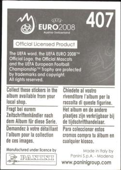 2008 Panini UEFA Euro 2008 Stickers #407 Marcus Allback Back
