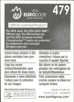 2008 Panini UEFA Euro 2008 Stickers #479 Cristian Chivu Back