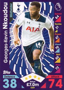 2016-17 Topps Match Attax Premier League Extra #U59 Georges-Kevin Nkoudou Front