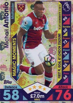 2016-17 Topps Match Attax Premier League Extra - Magic Moments #MM2 Michail Antonio Front