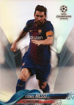 2017-18 Topps Chrome UEFA Champions League - Refractor #1 Lionel Messi Front