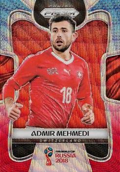 2018 Panini Prizm FIFA World Cup - Red & Blue Wave Prizm #241 Admir Mehmedi Front