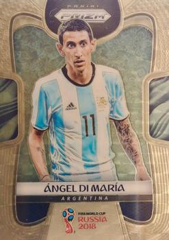 2018 Panini Prizm FIFA World Cup - Gold Power Prizm #2 Angel Di Maria Front