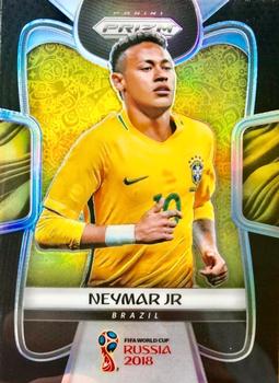 2018 Panini Prizm FIFA World Cup - Black Prizm #25 Neymar Jr Front