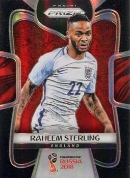 2018 Panini Prizm FIFA World Cup - Black Prizm #73 Raheem Sterling Front