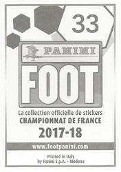 2017-18 Panini FOOT #33 Ismaël Traoré Back