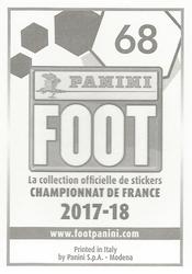 2017-18 Panini FOOT #68 Nicolas De Préville Back