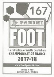 2017-18 Panini FOOT #167 Farès Bahlouli Back