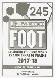 2017-18 Panini FOOT #245 Mathieu Dossevi Back