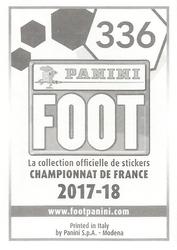 2017-18 Panini FOOT #336 Samuel Moutoussamy Back