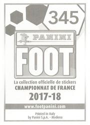 2017-18 Panini FOOT #345 Arnaud Souquet Back