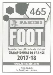 2017-18 Panini FOOT #465 Allez Le Racing ! Back