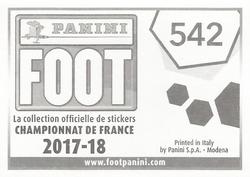2017-18 Panini FOOT #542 Action Back
