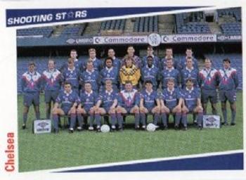 1991-92 Merlin Shooting Stars UK #3 Team Photo and Badge Front