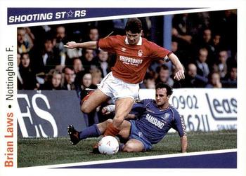 1991-92 Merlin Shooting Stars UK #186 Brian Laws Front