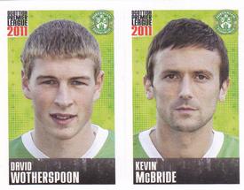 2011 Panini Scottish Premier League Stickers #239 / 241 Kevin McBride / David Wotherspoon Front