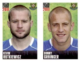 2011 Panini Scottish Premier League Stickers #445 / 447 Danny Grainger / Kevin Rutkiewicz Front