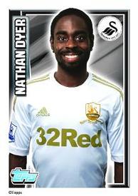 2012-13 Topps Premier League 2013 #284 Nathan Dyer Front