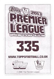2012-13 Topps Premier League 2013 #335 Ricardo Vaz Te Back